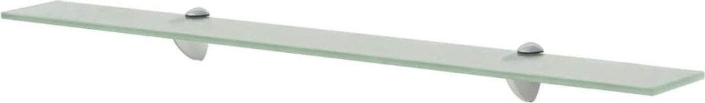 The Living Store Schwebendes Regal Glas 80x10 cm 8 mm