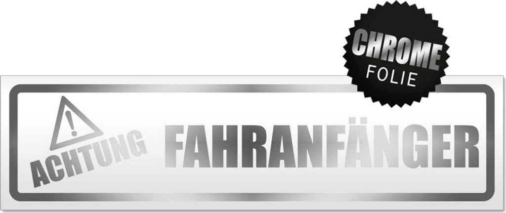 Achtung Fahranfänger Magnetschild Schild magnetisch