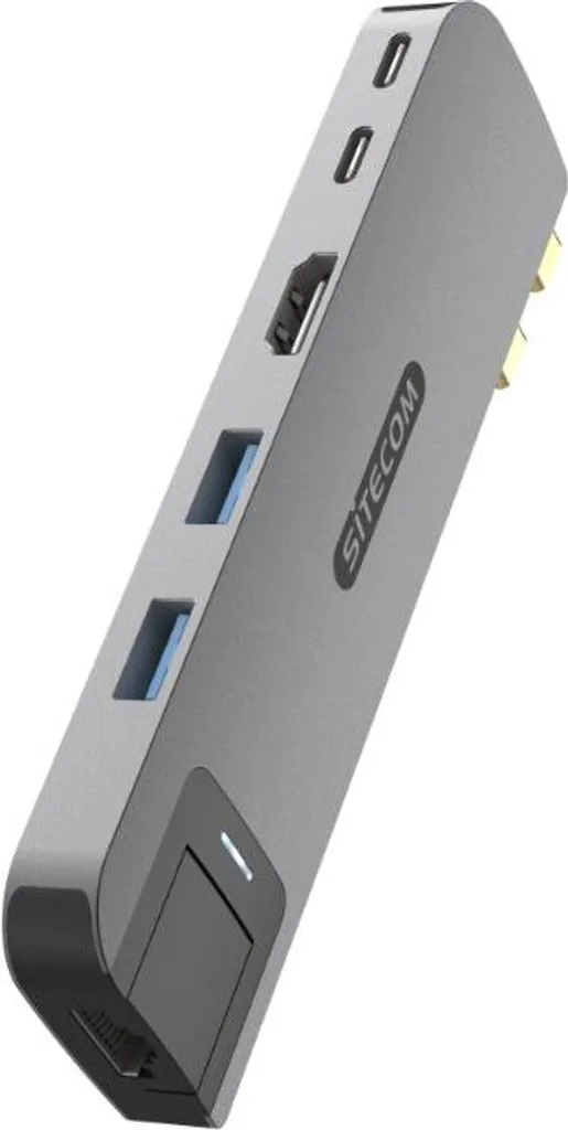 Hub MacBook Air 6 ports : Connectez vos Clés USB sans Bloquer le MagSafe