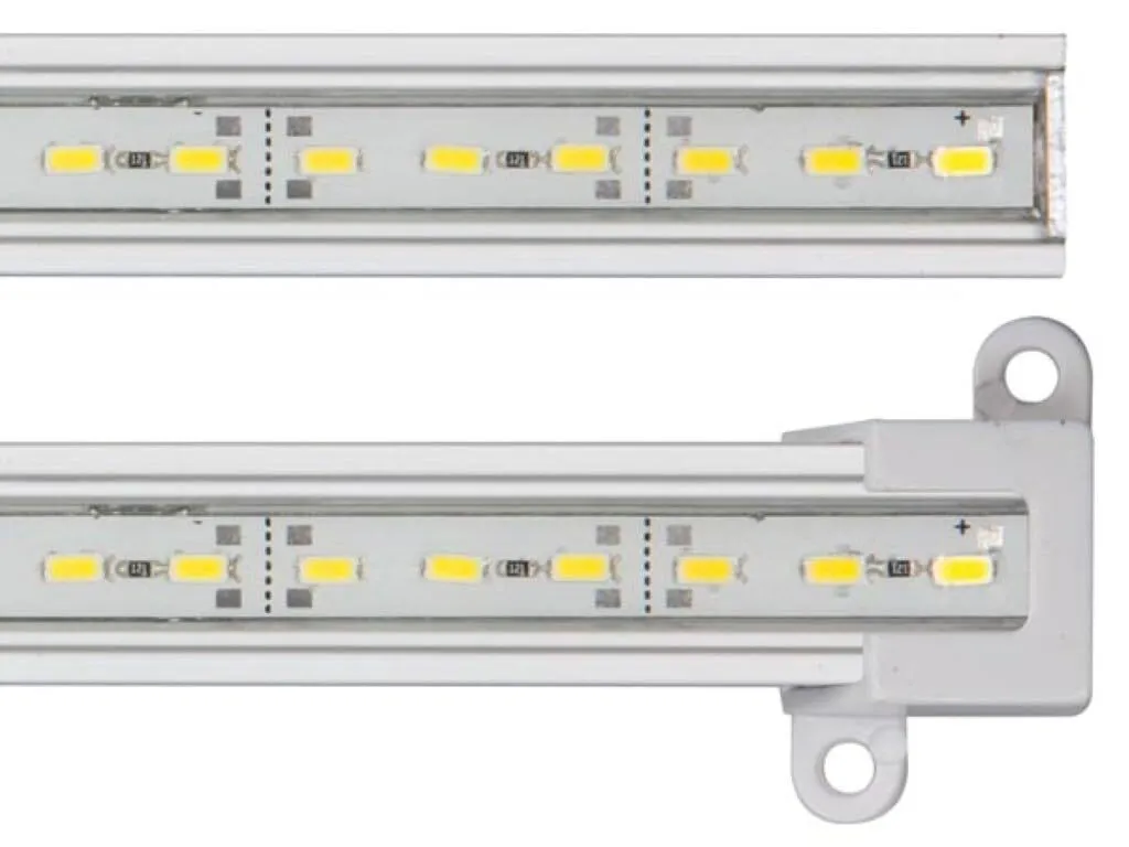 Barrette LED Rigide 89 cm Blanc Chaud - Forte Puissance et Longue Durée