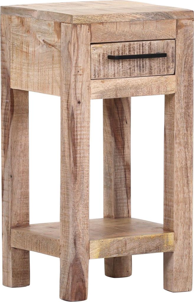 3er Set Gutmann Campesino Beistellkonsole aus Mangoholz klein
