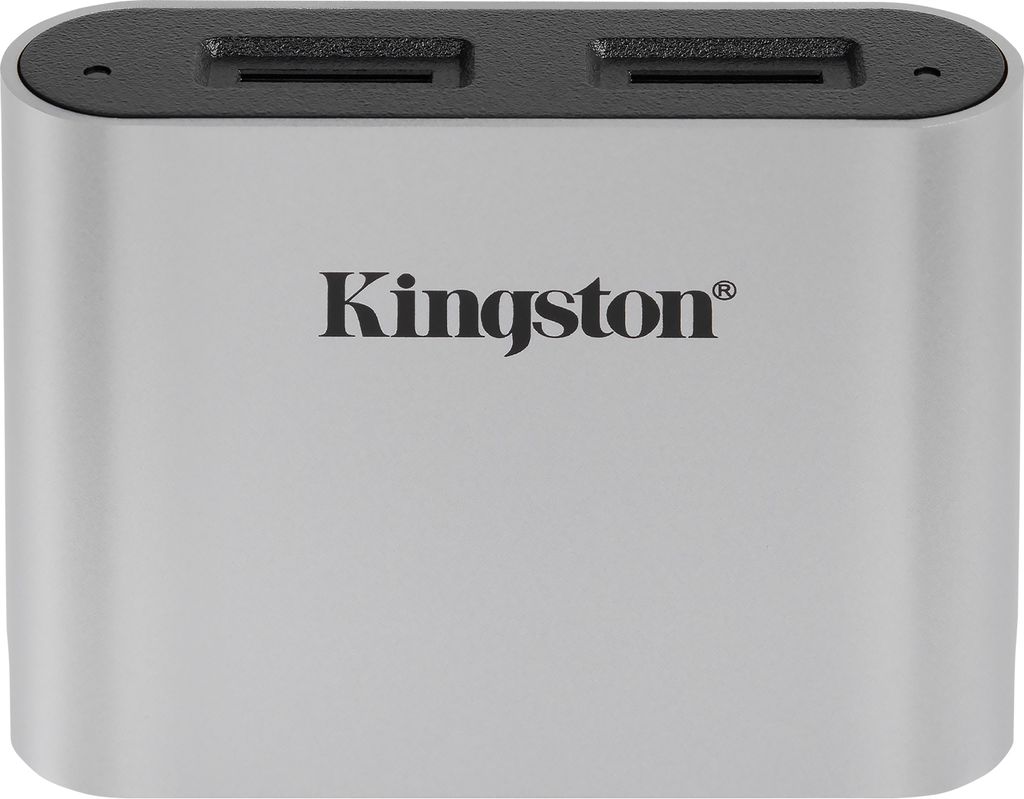 Kingston Technology Workflow microSD Reader Nero, Argento Immagine del prodotto 
