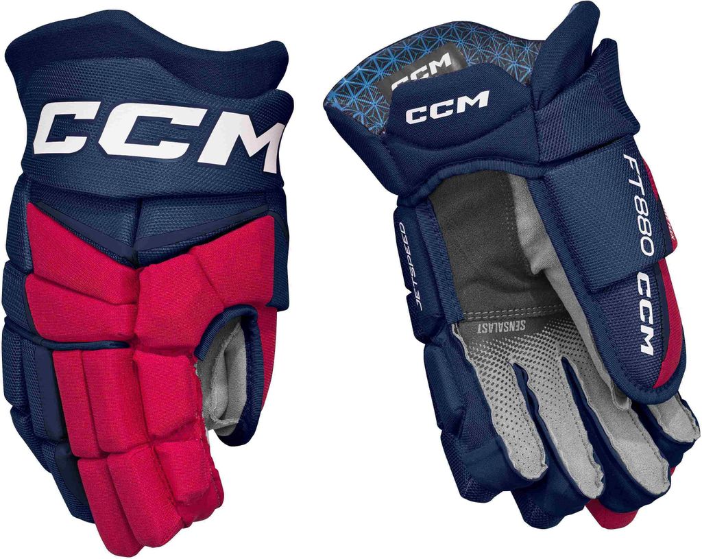 Handschuhe CCM JETSPEED FT880 Senior navy/rot/weiss 13 Zoll