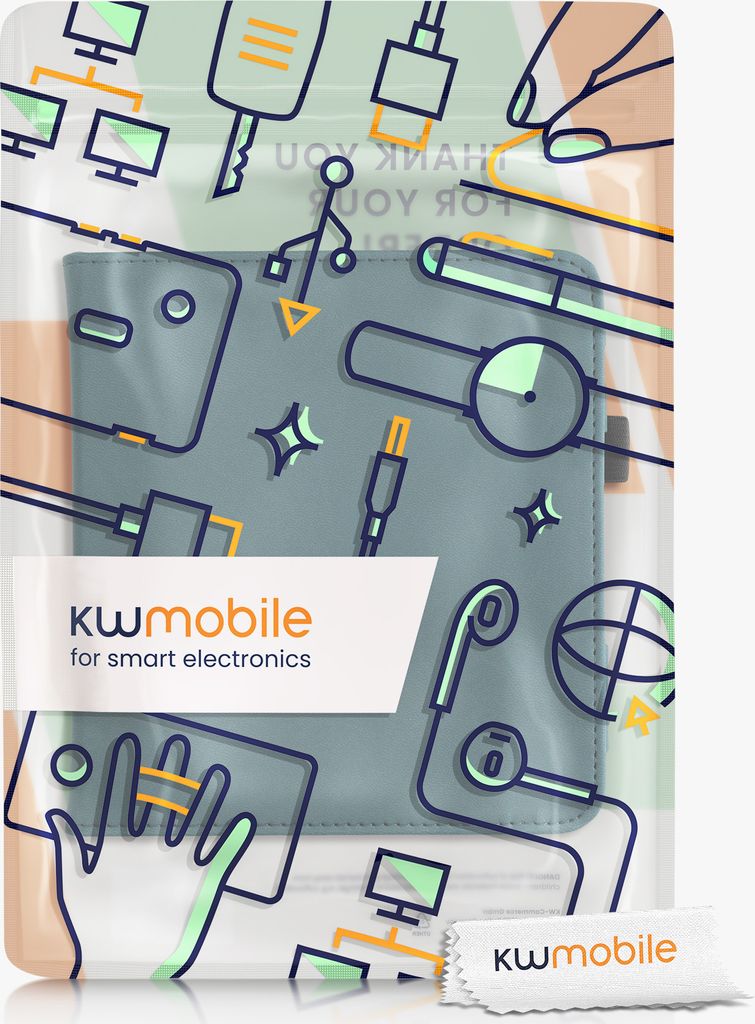 kwmobile Flip Hülle kompatibel mit Tolino Vision 6 - Produktbild 7