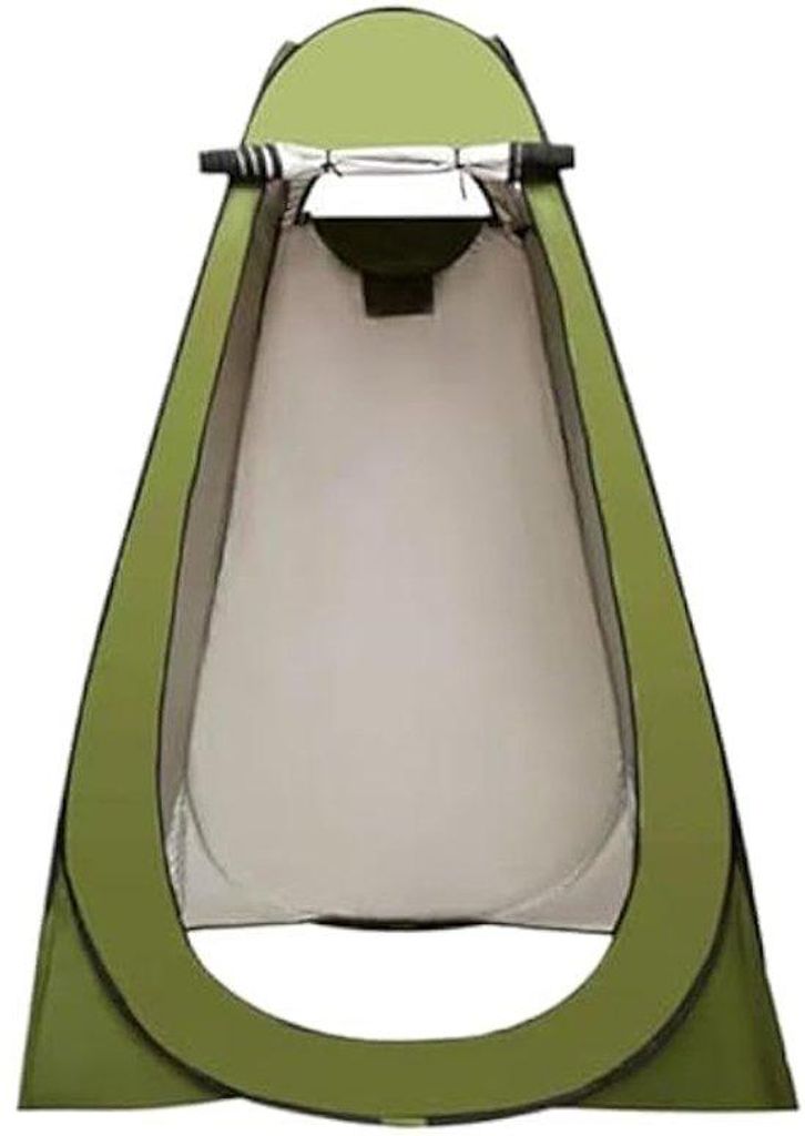 Leichtgewichtige Campingdusche, Outdoor-Toilet-Tent für Erwachsene - tragbare Kabine mit warmem Duscharm, Kleidungskabine für Wanderer, Feldgrün