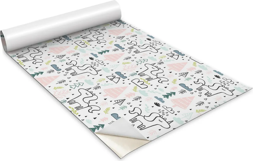 Rotolo Adesivo Mobili Unicorni 100x50 cm - Pellicola Facile DIY