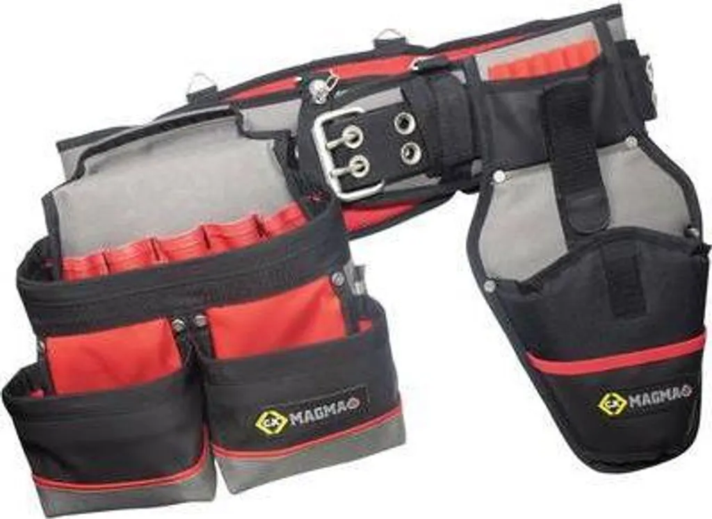 Ensemble Ceinture Porte-Outils avec Poches et Rembourrage Lombaire CK