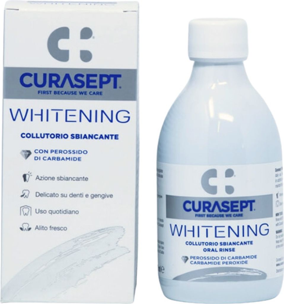 Curasept Whitening Mundwasser zur Zahnaufhellung 300 ml