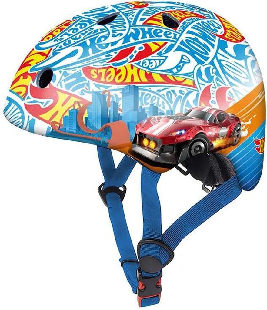 Deqube Hot Wheels Helm Mehrfarbig 50-54 cm Kinder Produktbild 