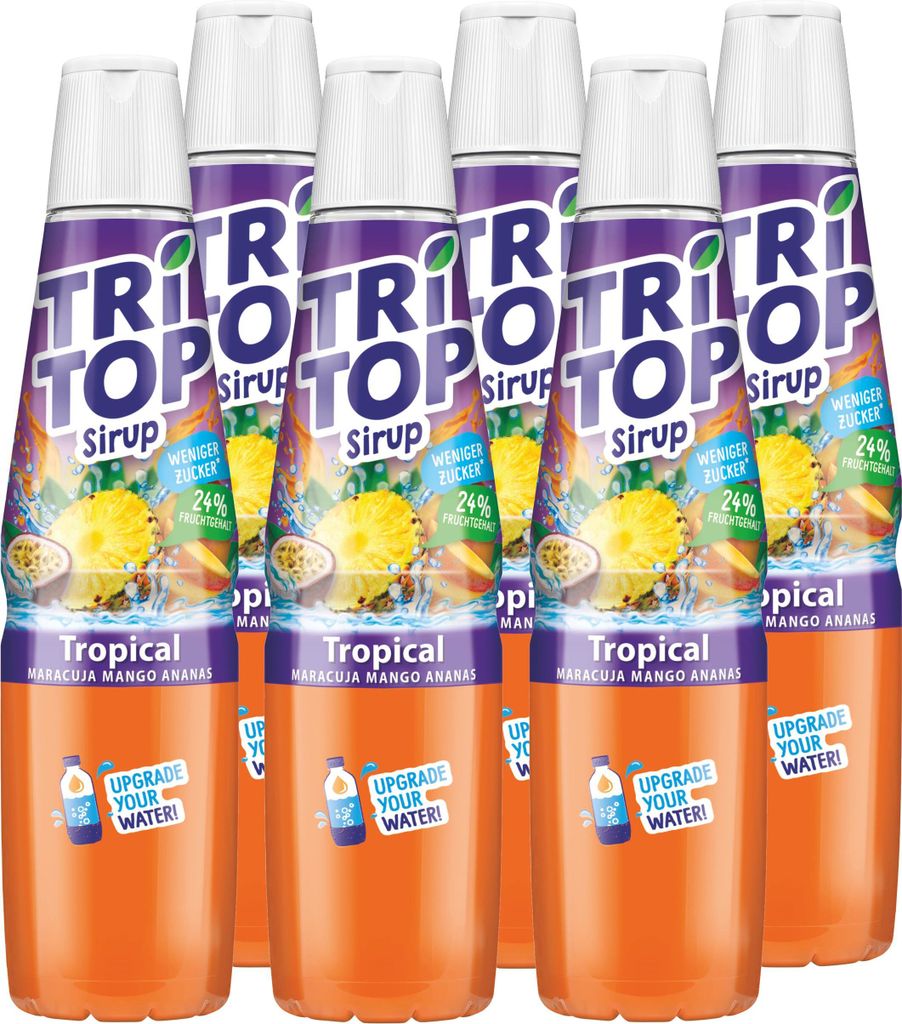 Tri Top Getränke-Sirup Tropical 600ml - Maracuja,  Mango, Produktbild 
