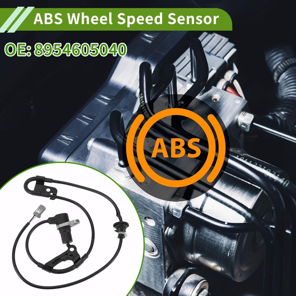 Kein. 8954605040 ABS Raddrehzahlsensor für Toyota Avensis Kombi 1997-2003 Hinten Links ABS Sensor Antiblockiersystem Sensor 1 Stück