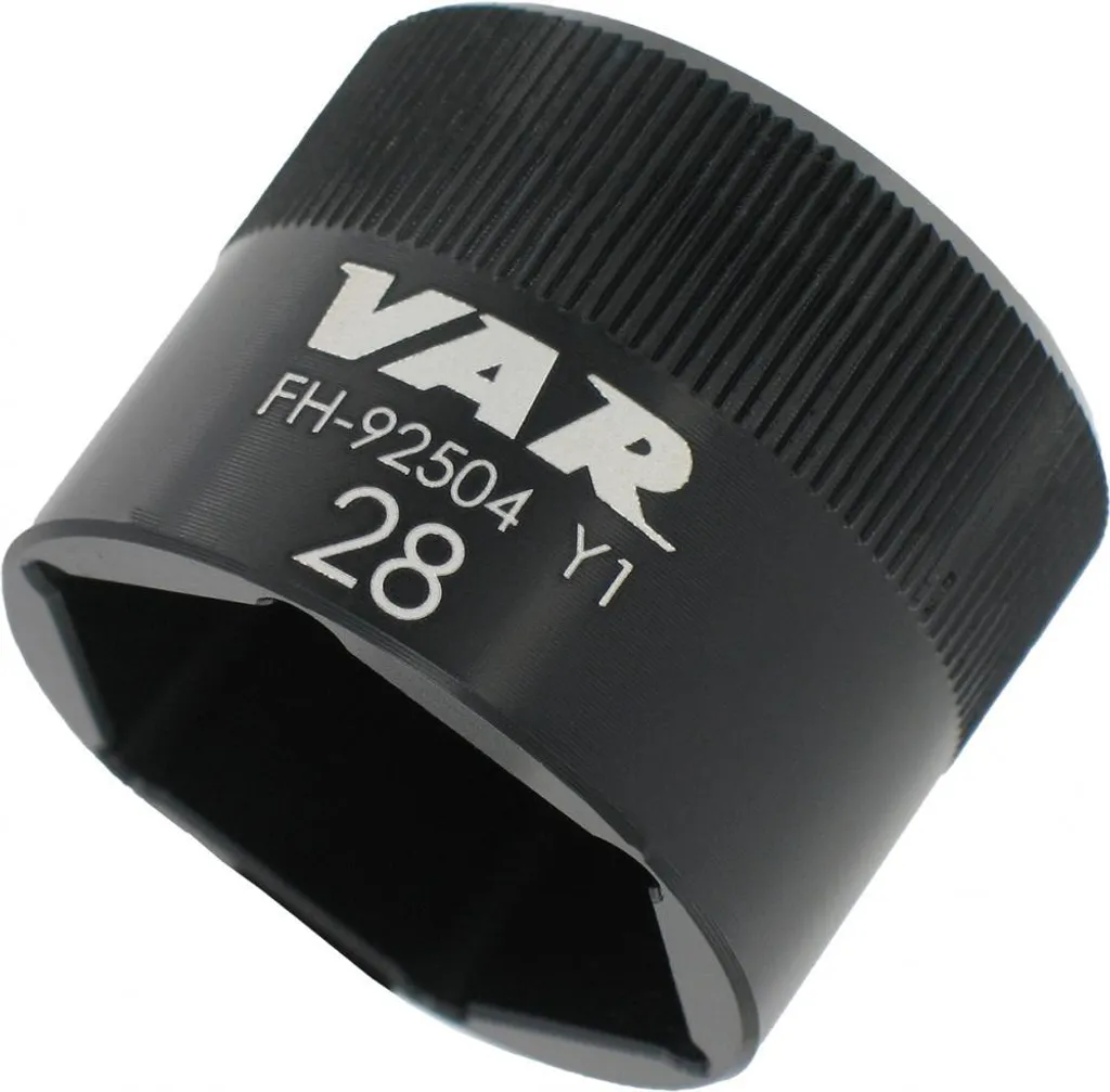 Clé 28 mm VAR haute précision pour bouchon de fourche en aluminium