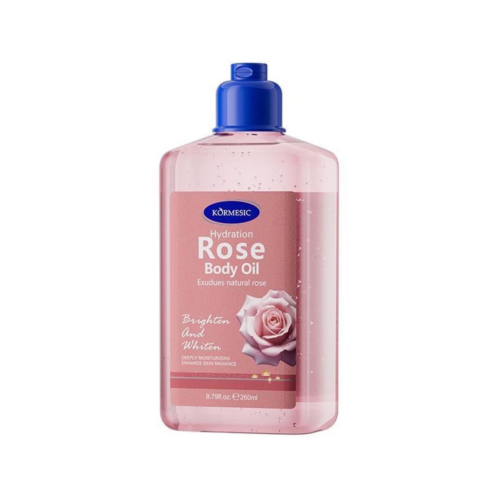 Kormesic Rosen-Massageöl 260 ml | Körperöl für intensive Produktbild 