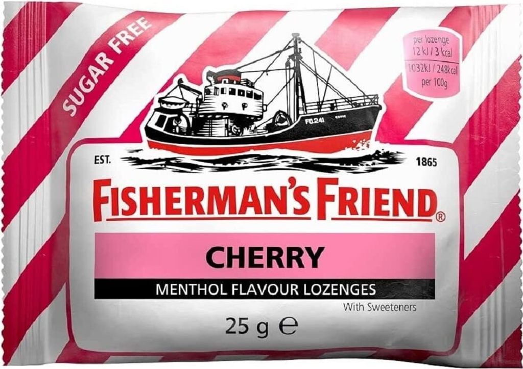 Fishermans Friend Cerise sans sucre, 24 sachets Image du produit 