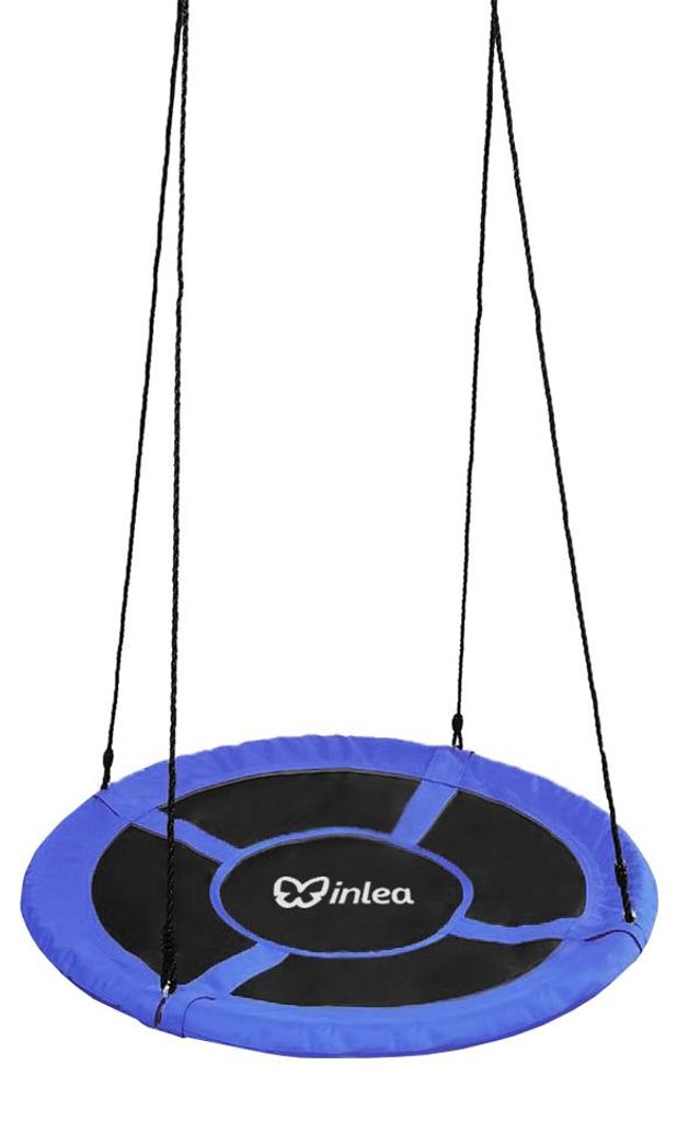 INLEA Závesný hojdací kruh 90 cm - modrý Obrázok produktu 