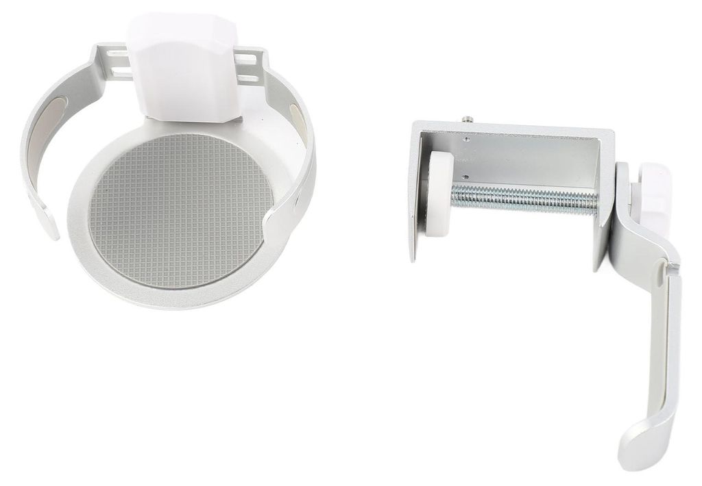 2-in-1-Becherhalter mit Kopfhörerhalterung für unter den Schreibtisch, 360¡ã drehbarer, spritzwassergeschützter Gaming-Headset-Ständer mit Be...