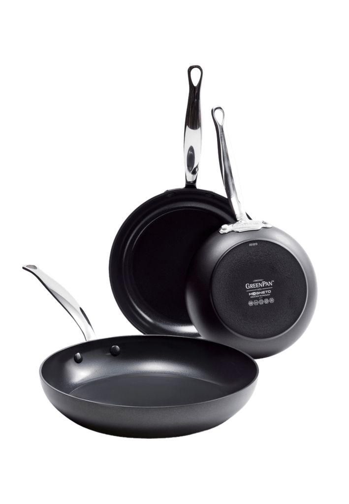 GreenPan Barcelona Bratpfannenset 20cm,24cm,28cm, Aluminium, antihaftbeschichtet