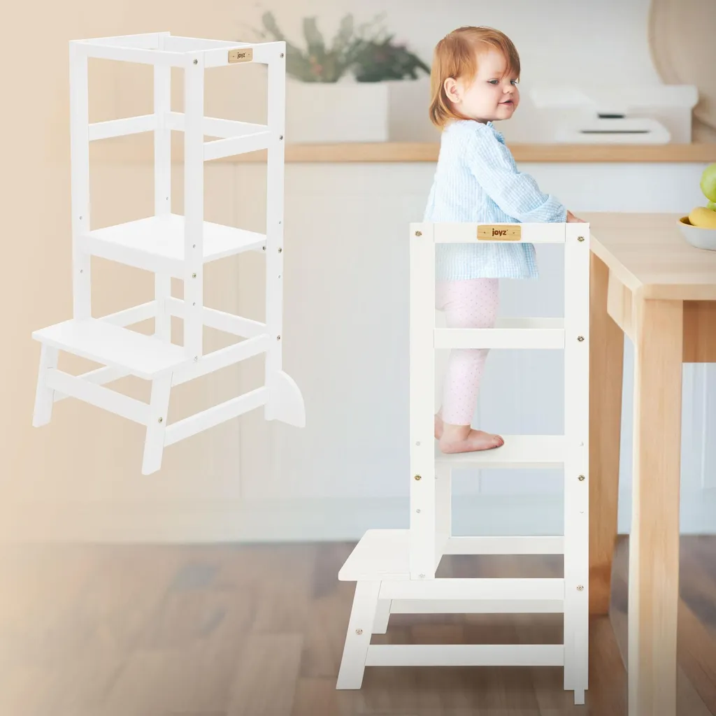 Aide de cuisine enfant pour apprendre en s'amusant Joyz bois blanc 1 an