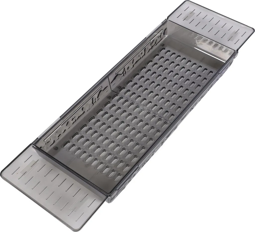 Pont de baignoire multifonction avec système d'évacuation en PET gris