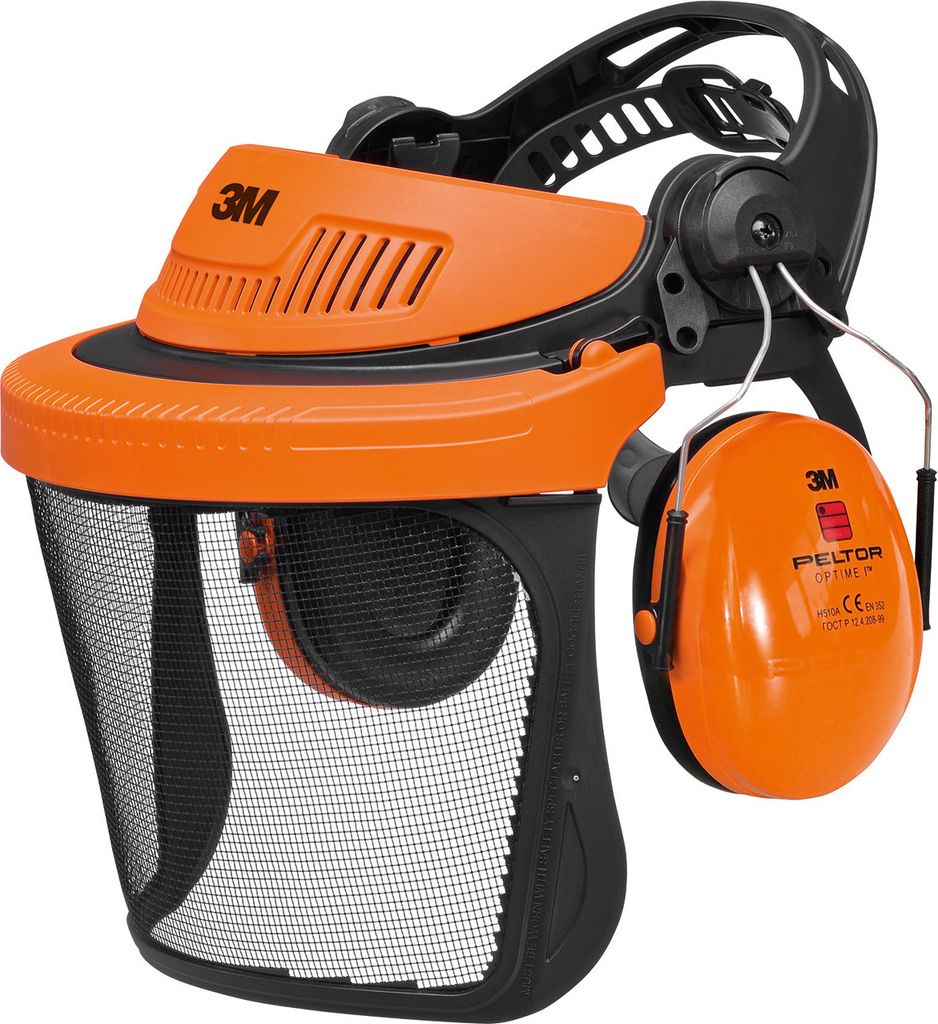3M Gesichts- / Gehörschutz Kombination G5V5CH51 orange SNR Produktbild 