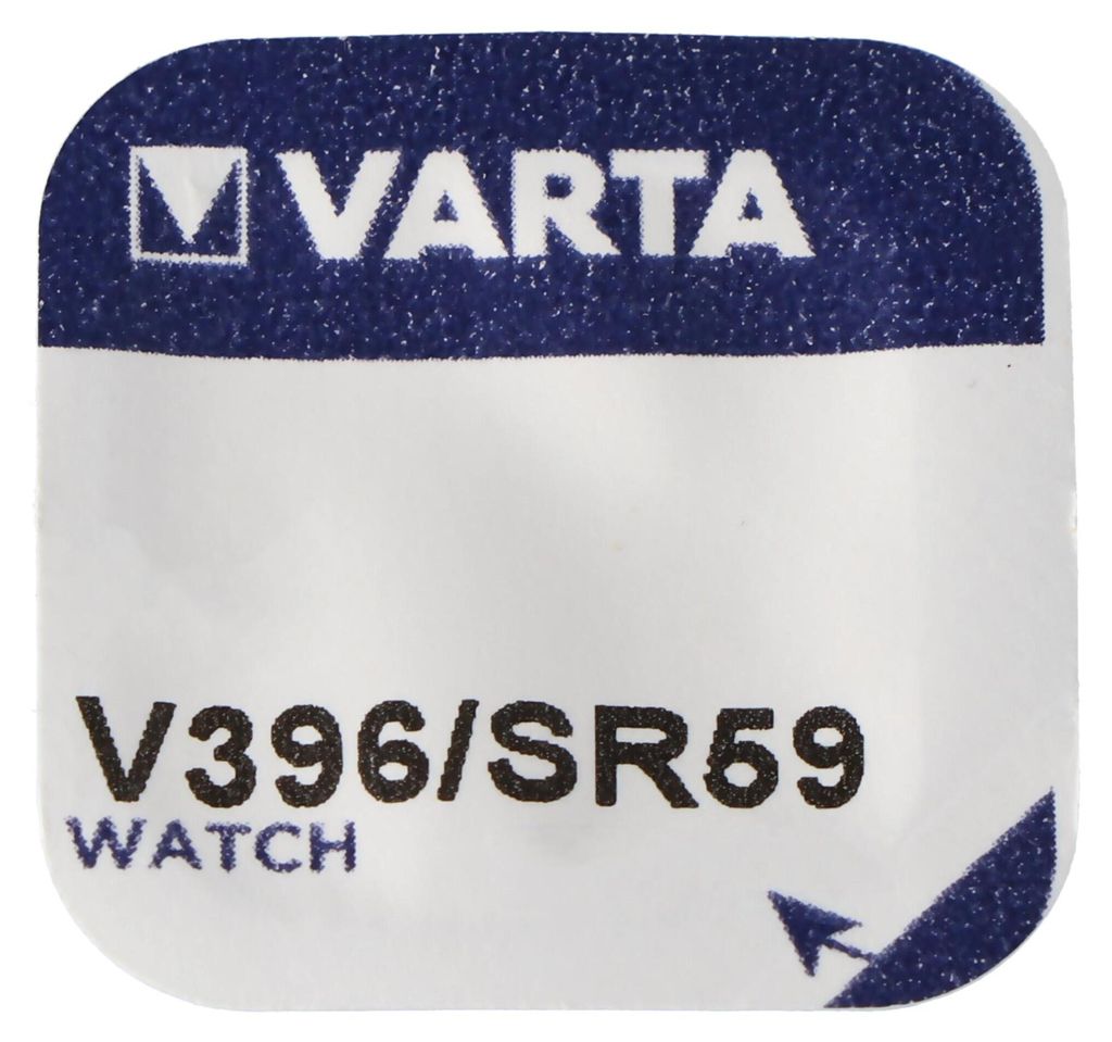 396 Varta Knopfzelle V396, SR59, SR726W Knopfzelle für Produktbild 