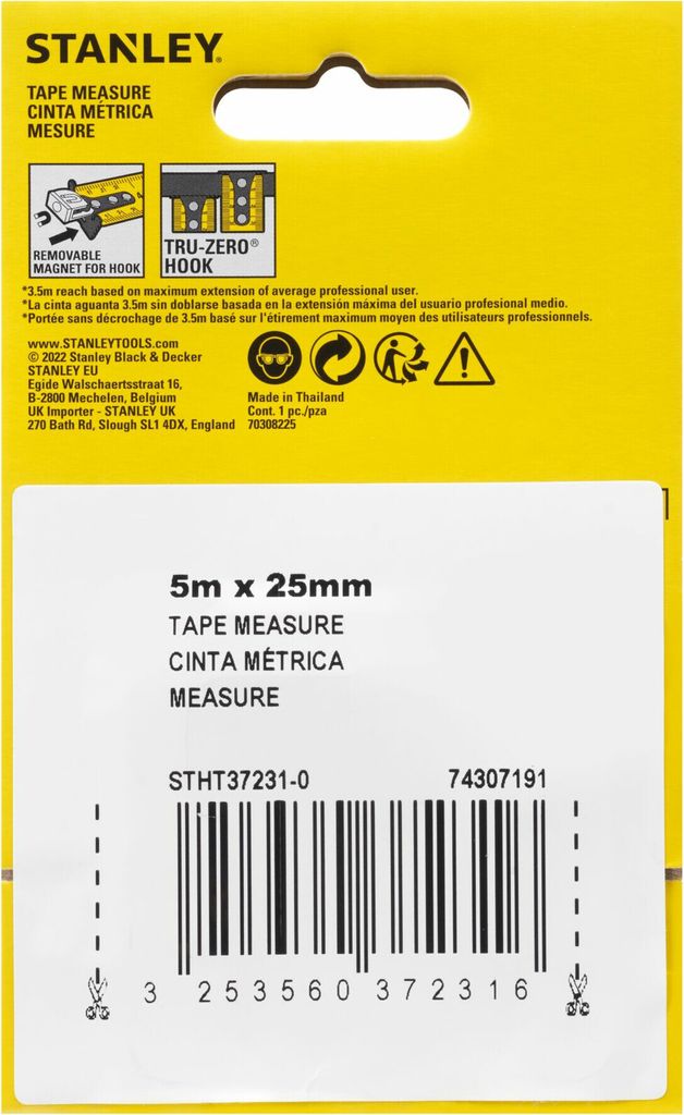 Stanley Bandmass Compact Pro 5m Messbänder | Kaufland.de