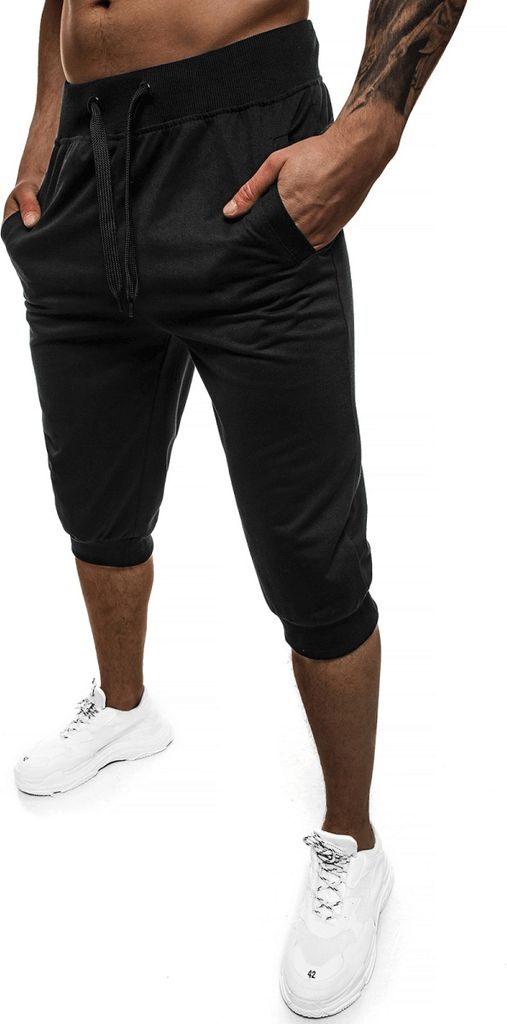 Pánske športové šortky čierne OZONEE JS/XW07/3Z M Obrázok produktu 
