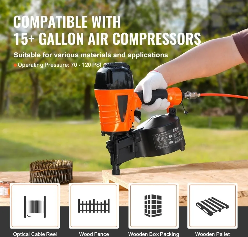 Cloueur pneumatique CN65 pour clous de 32 à 63 mm - Haute Performance