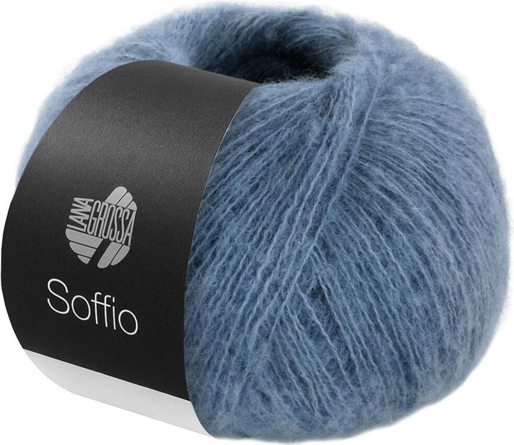 Lana Grossa - Soffio 0012 taubenblau Produktbild 
