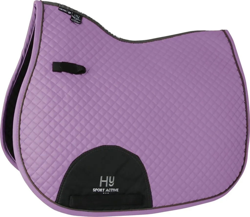 Tapis de selle Chabraque GP Hy Sport Active pour Poney coloris Lilas