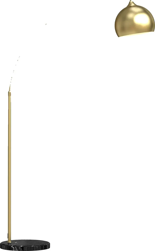 Lampadaire sur pied moderne à hauteur réglable, culot E27 40W max noir