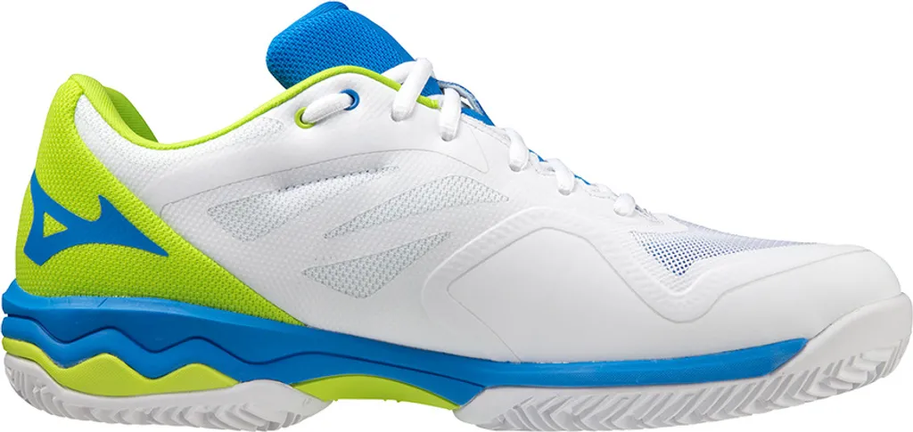 Chaussures de Padel Mizuno Homme - Modèle Wave Exceed Light Blanc