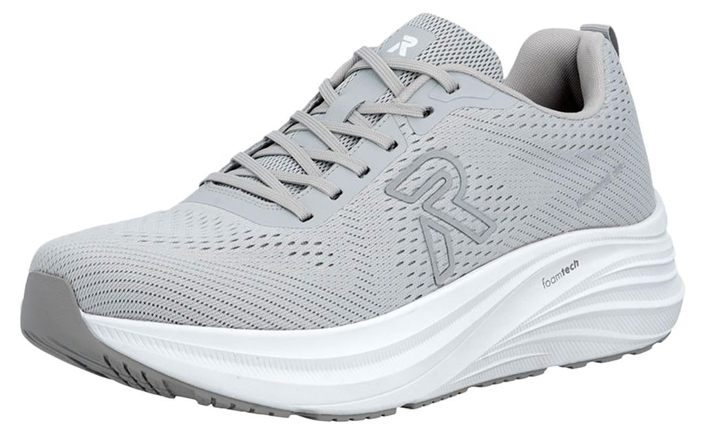 Rieker Herren-Sneaker Taupe-Grau-Weiß, Farbe:grau, EU Größe:45