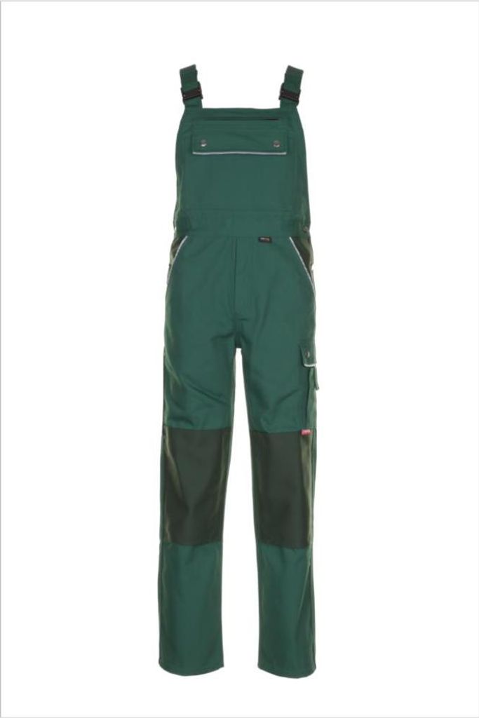 Planam Latzhose Canvas 320 Gr. 26 grün Produktbild 
