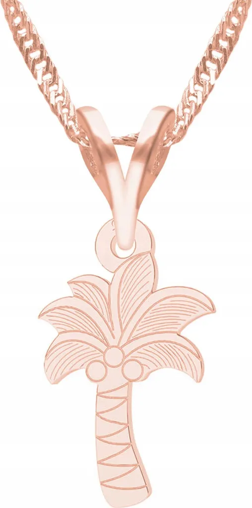 Collana Palma Vintage Argento 925 Placcata Oro - Gioiello Retrò