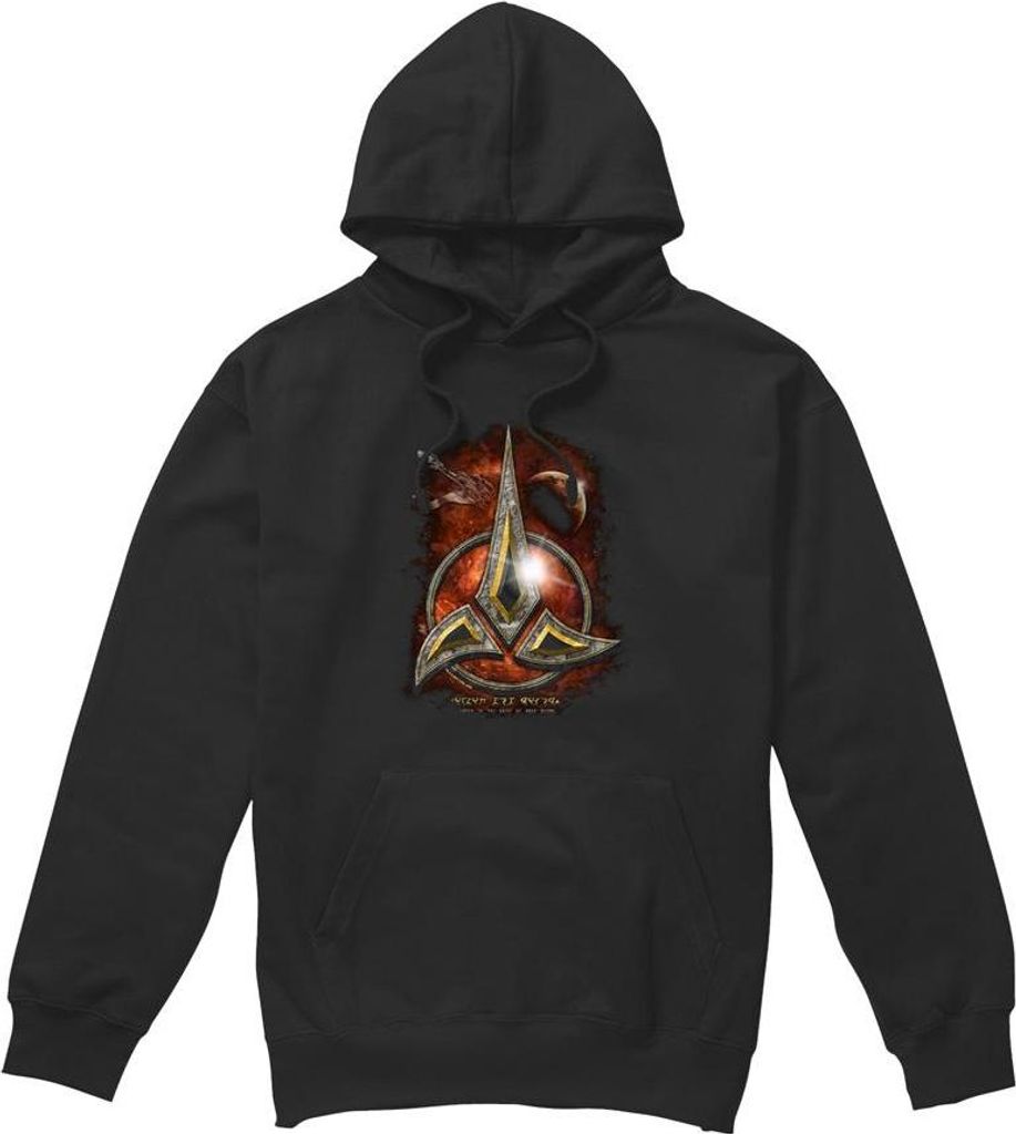 Star Trek - "Klingon" Kapuzenpullover für Herren TV7423 (S) (Schwarz)