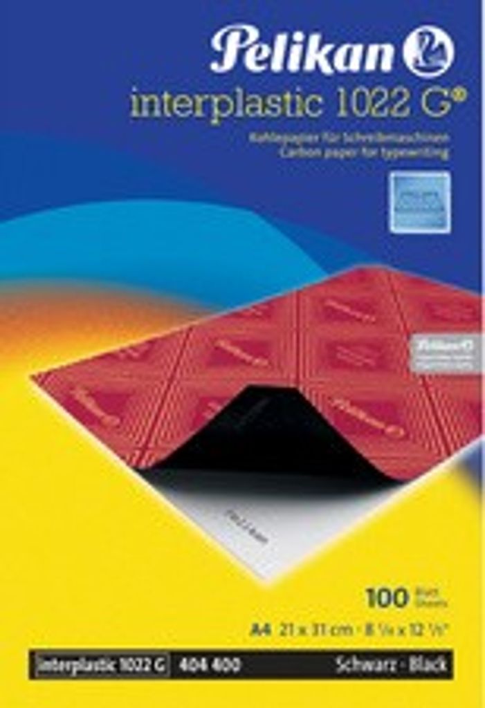 100 X Pelikan Kohlepapier Durchschlagpapier Carbon DIN A4 schwarz Pauspapier 