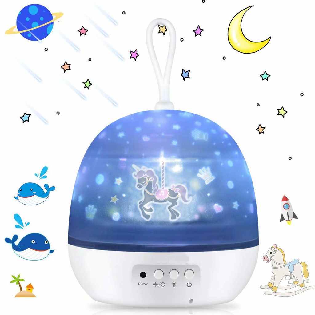 Nachtlicht Einschlafhilfe Projektor Licht Sternenhimmel Nachtlampe LED Kinder DE 