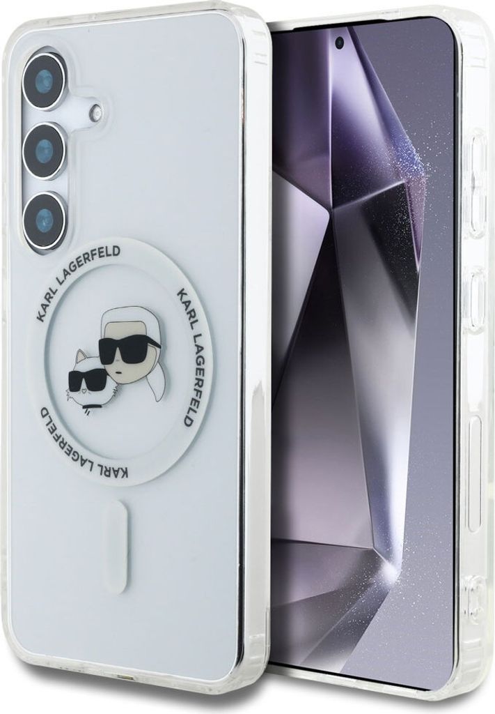 Hülle für Samsung Galaxy S25 Karl Lagerfeld MagSafe Karl & Choupette