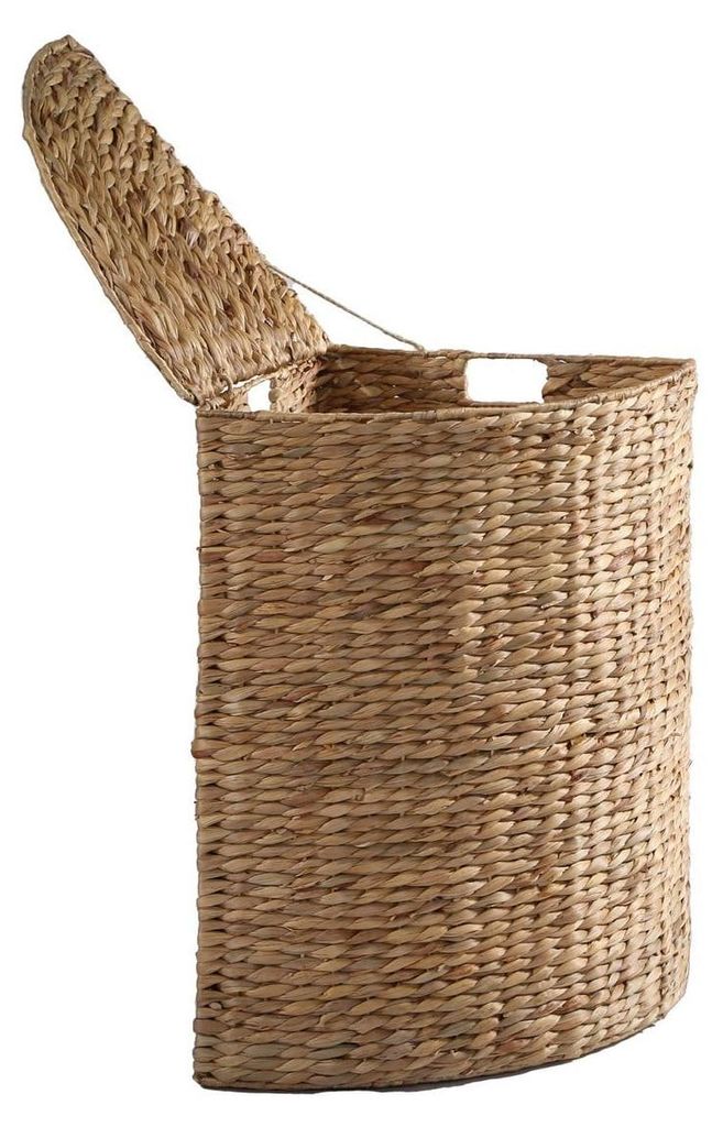 CALICOSY - Panier à Linge d'Angle en Jacinthe d'Eau - H66 Image du produit 