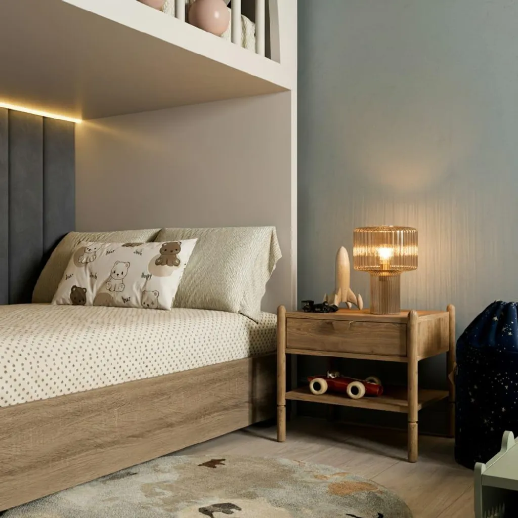Lampe Ferano Ambra pour stopper l'éblouissement avec son verre strié E27 - 6