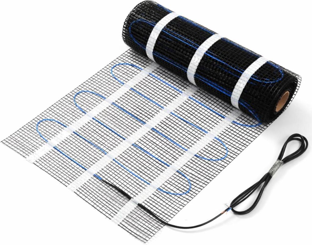 Elektrische Heizmatte 4 m², elektrische Heizung unter Fliesen, Heizung