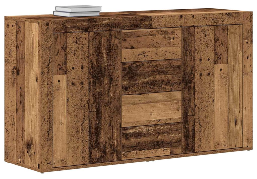 Sideboard mit Schubladen Altholz 120 x 36 x 69 cm Holzwerkstoff
