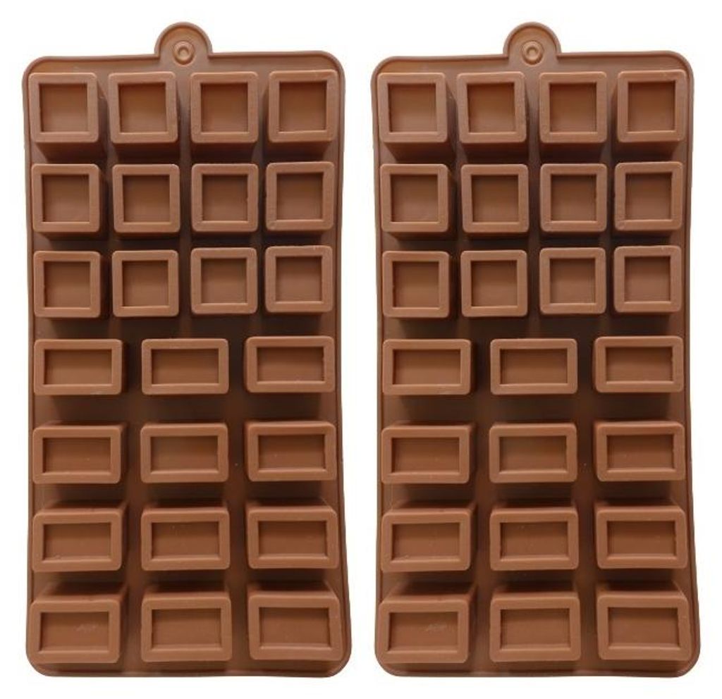 GKA 2 Stück Silikon Pralinenform Schokoladenriegel Produktbild 