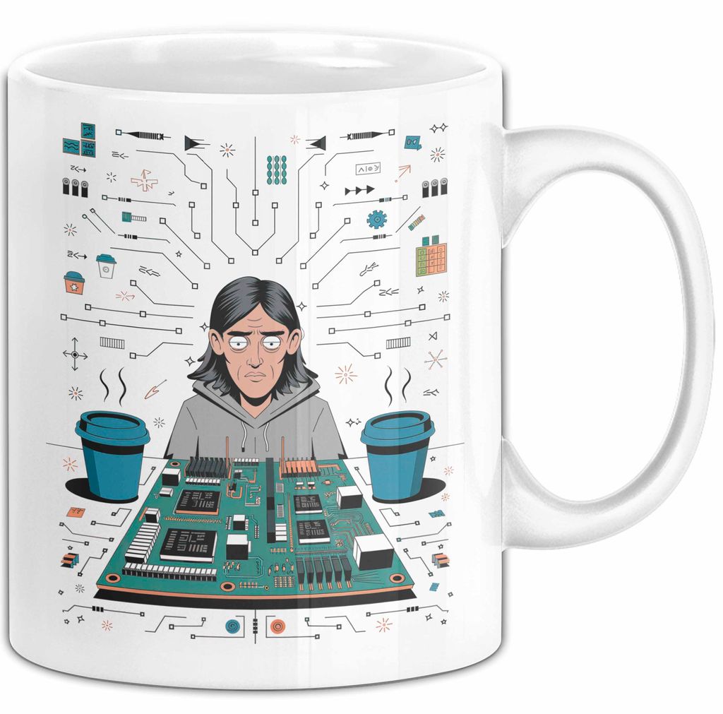 Ingenieurstudent Tasse Geschenk Lustige Geschenkidee Spruch Für Schlaflose Denker (Weiß)