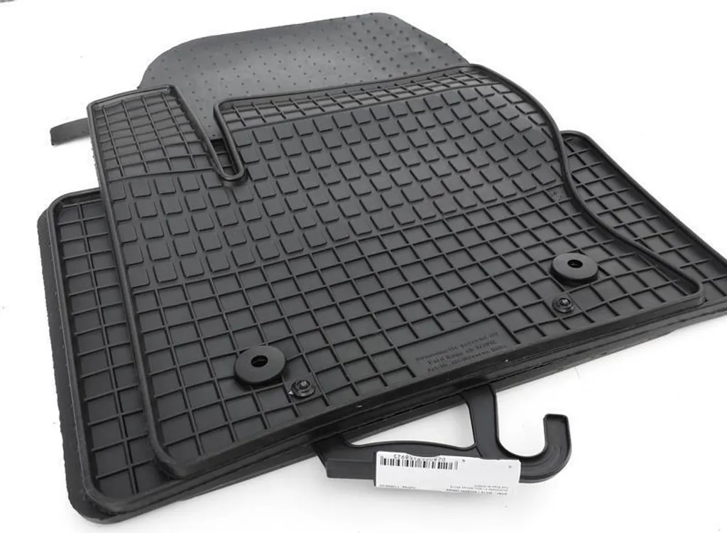Tappetini in Gomma Premium Ford Kuga dal 2013 - Nero Inodore 4 pezzi
