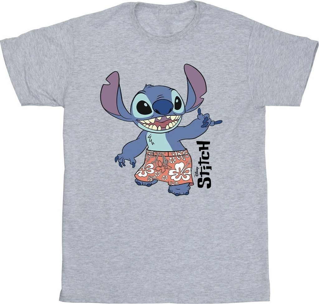Disney - "Bermuda Shorts" T-Shirt für Herren BI33084 (XXL) (Grau)
