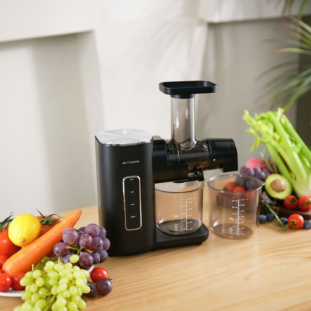 BlitzHome 150W Slow Masticating Juicer, Entsafter Gemüse Produktbild 