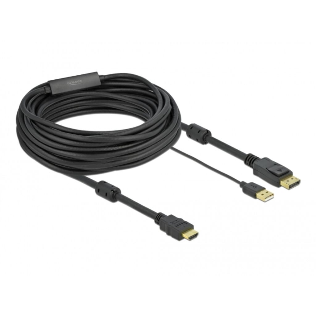 DELOCK HDMI > DisplayPort Kabel 4K 30Hz 10m