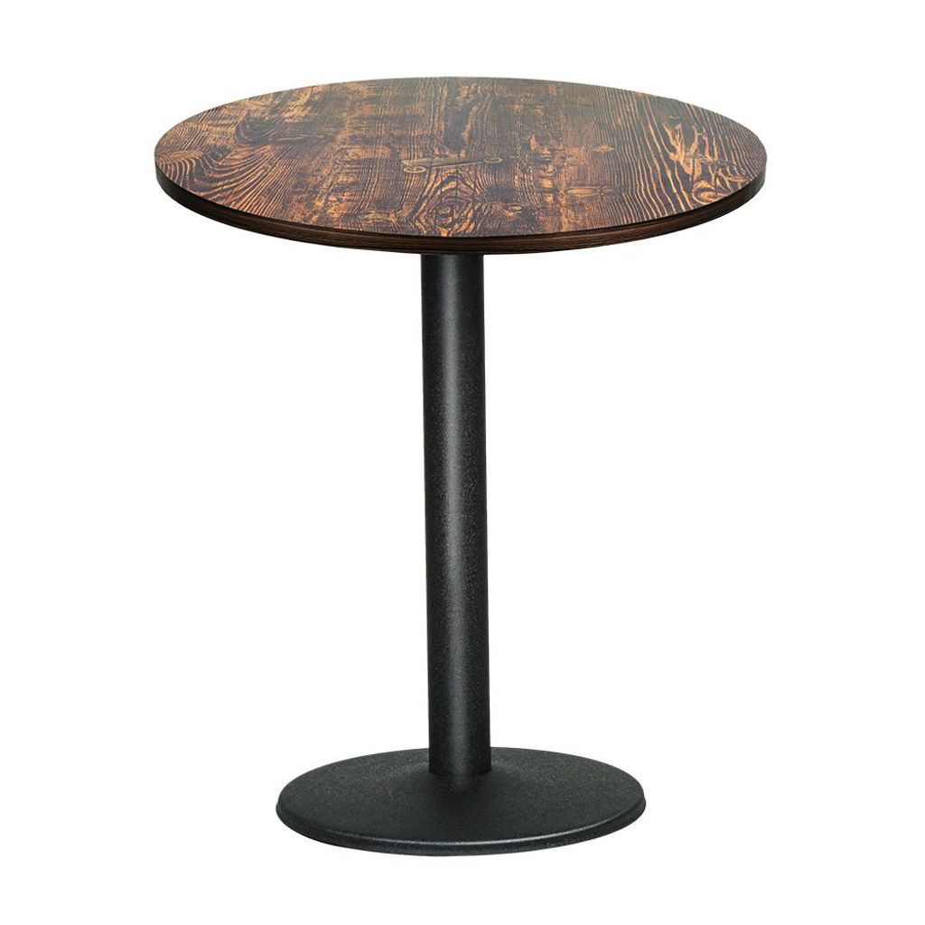 Bistrotisch Bartisch Beistelltisch Gartentisch Rund Ø60*75cm Retro Stil C